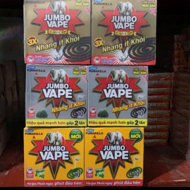 Nhang muỗi Jumbo Vape hương hoa hộp 10 khoanh