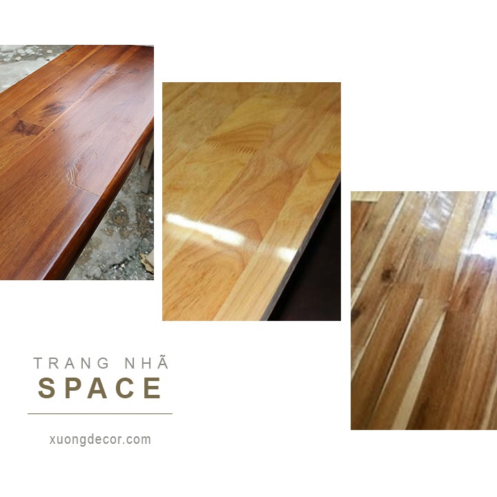 Bàn gấp treo tường nâu 80*40cm chịu lực 50kg A2 | BigBuy360 - bigbuy360.vn