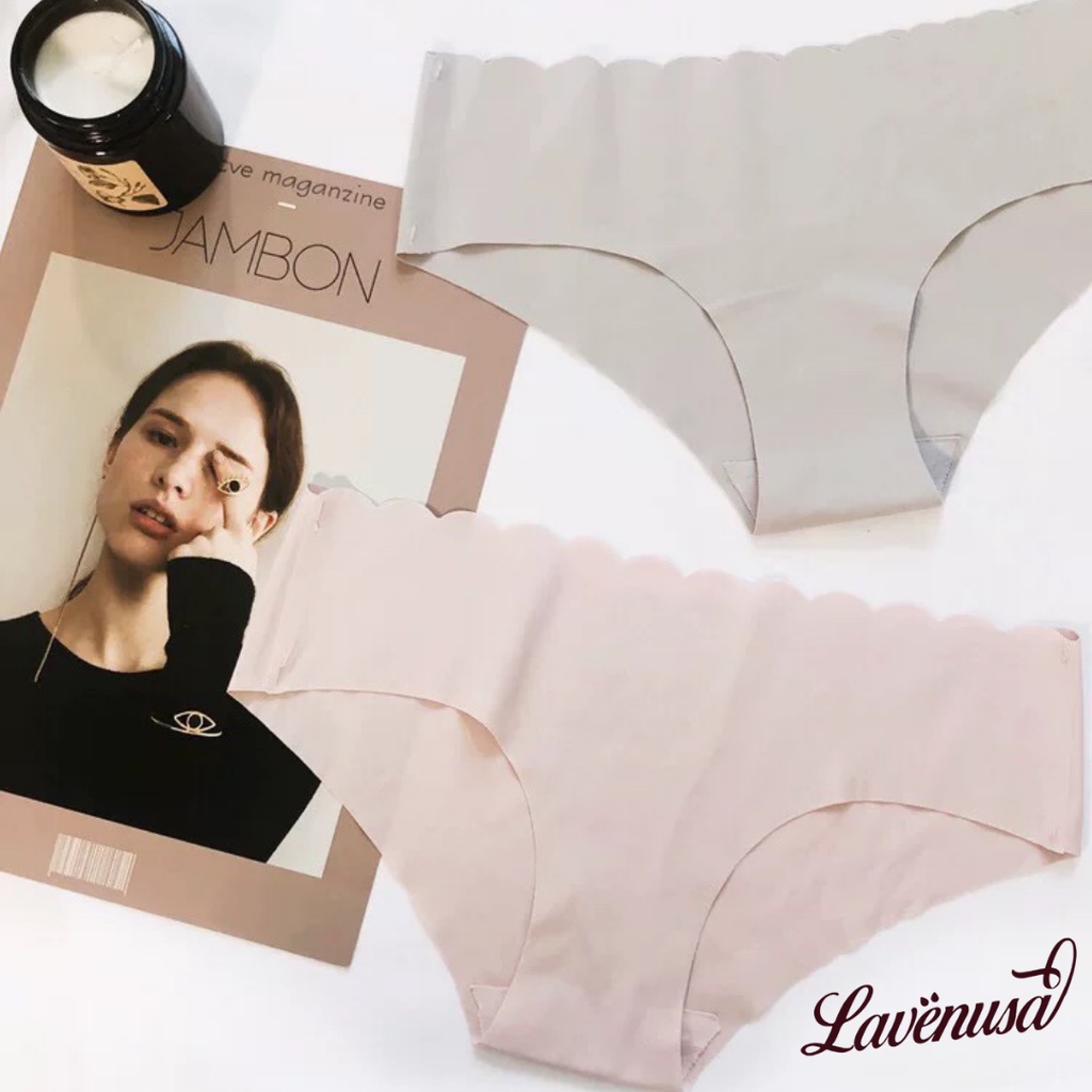 Quần lót nữ thun lạnh đúc su kháng khuẩn không viền cao cấp LAVENUSA QL35