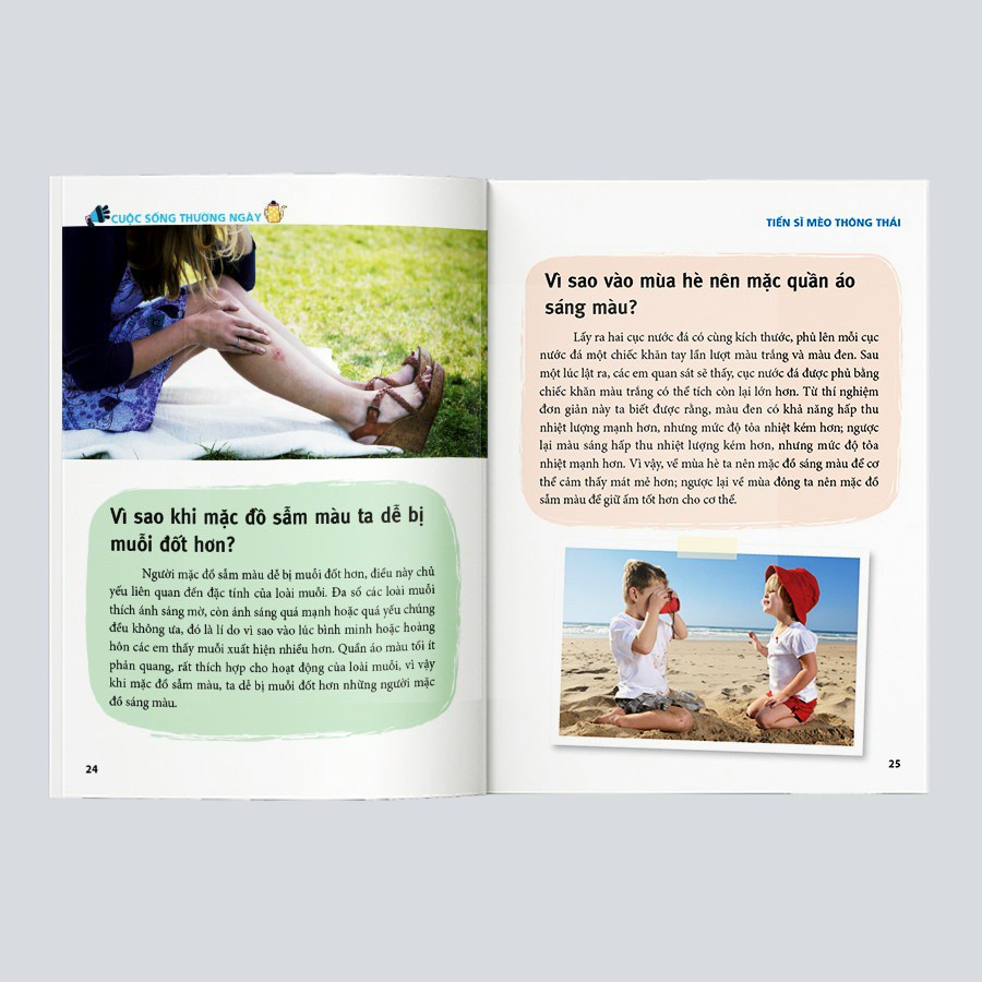 Sách - Bách Khoa Tri Thức Cho Trẻ Em - Tiến Sĩ Mèo Thông Thái (Bộ 5 Cuốn)