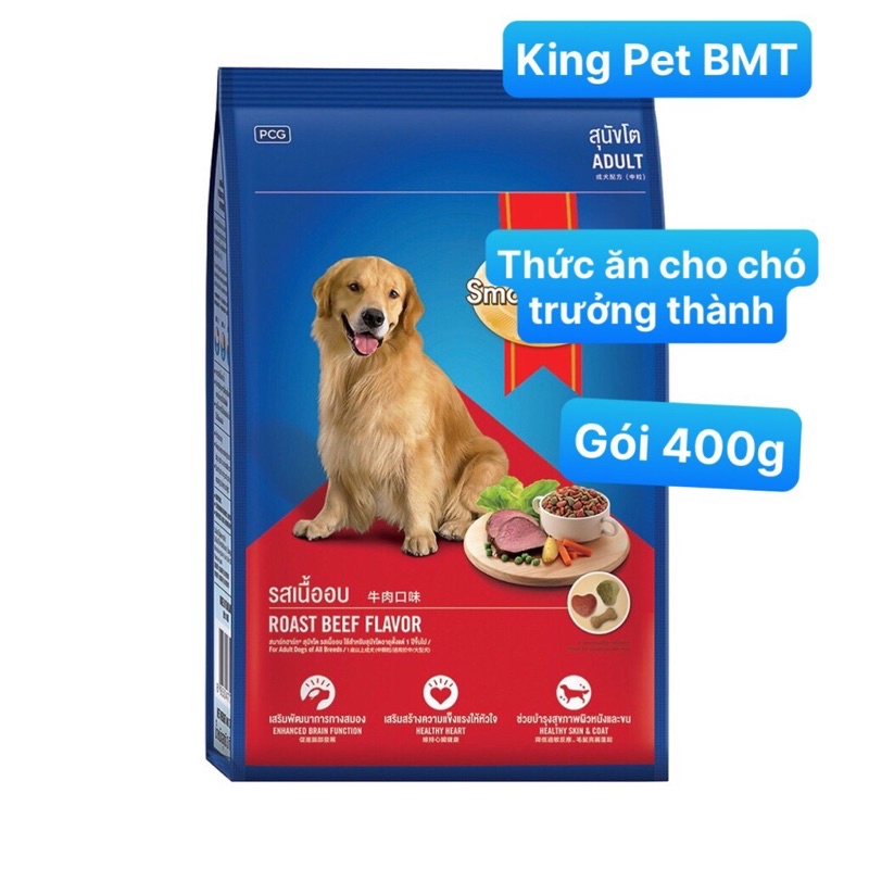 SMART ADULT- THỨC ĂN CHO CHÓ TRƯỞNG THÀNH 400g