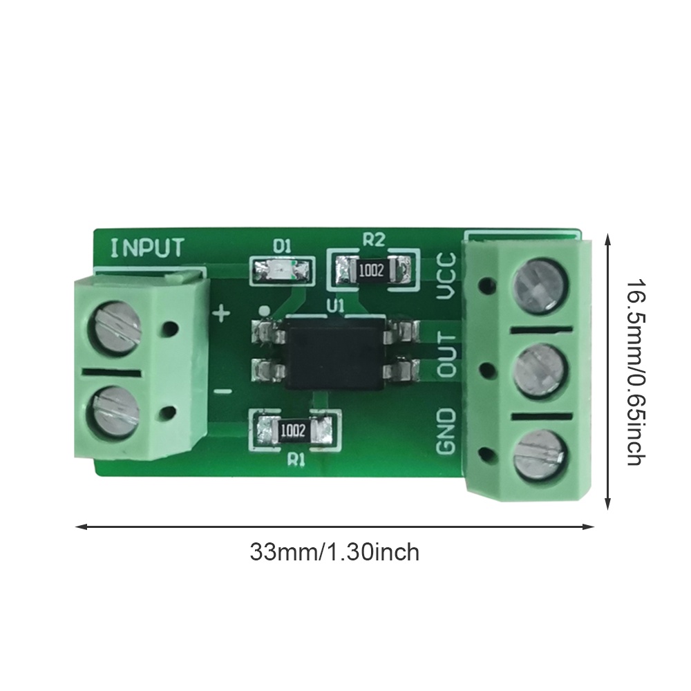 Mô đun pcbfun cách ly quang 3V-5/12/24V 1 kênh