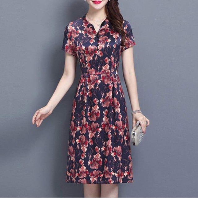 [ORDER] Đầm body hoa tôn dáng