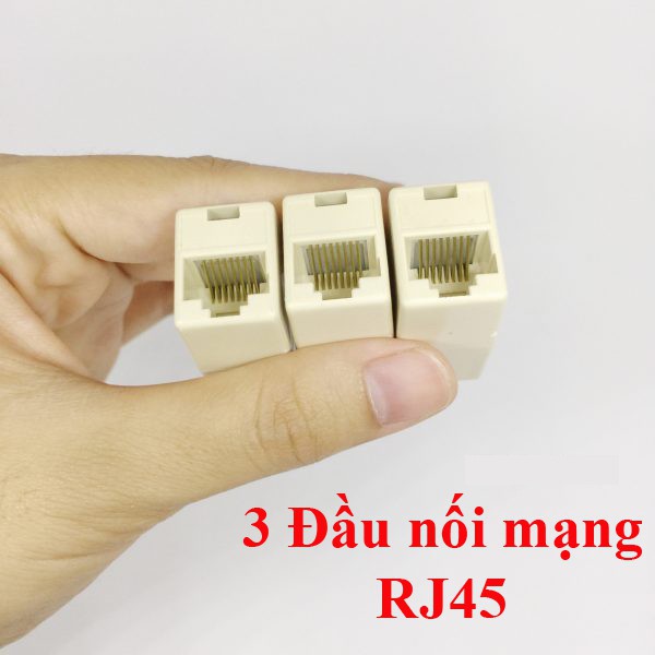 BỘ 3 CÁI đầu nối dây mạng RJ45
