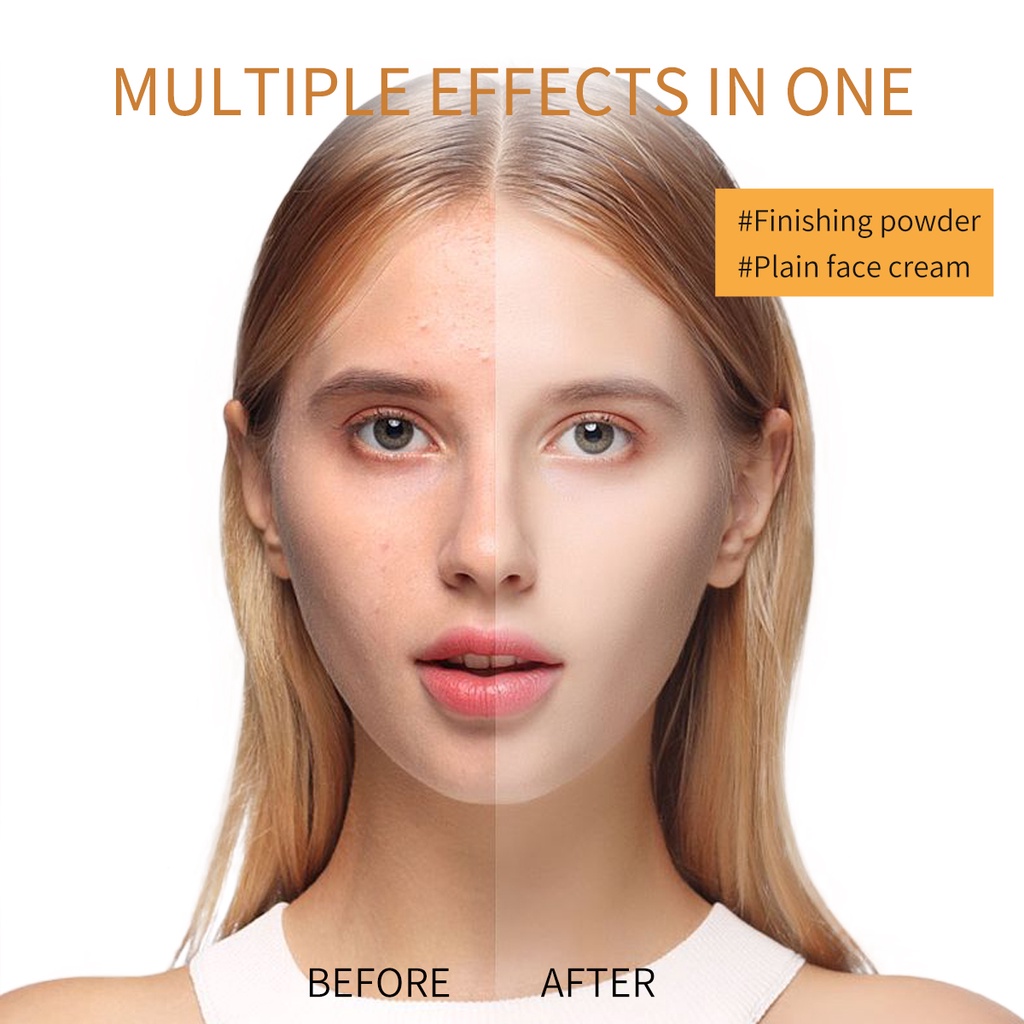 [Hàng mới về] Kem Dưỡng Da Mặt + Phấn Phủ Dạng Bột 2 Trong 1 Sheloves