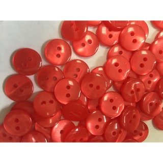 50 nút áo nhựa bóng 2 lỗ size 10mm