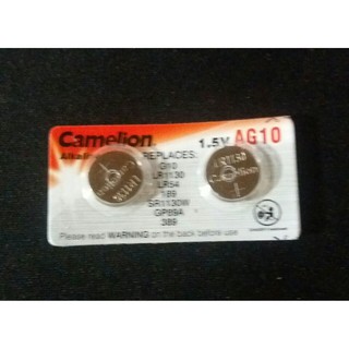 Pin cúc áo Camelion: AG10, LR1130, G10, LR54, 189, GP89A, 389, SR1130W