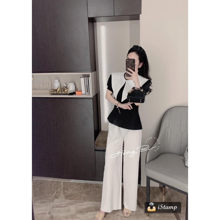 Áo sơ mi nữ tay ngắn, Sơ mi nữ mẫu mới chất tuyết mưa dễ phối đồ mặc đi làm, đi chơi M40 | BigBuy360 - bigbuy360.vn