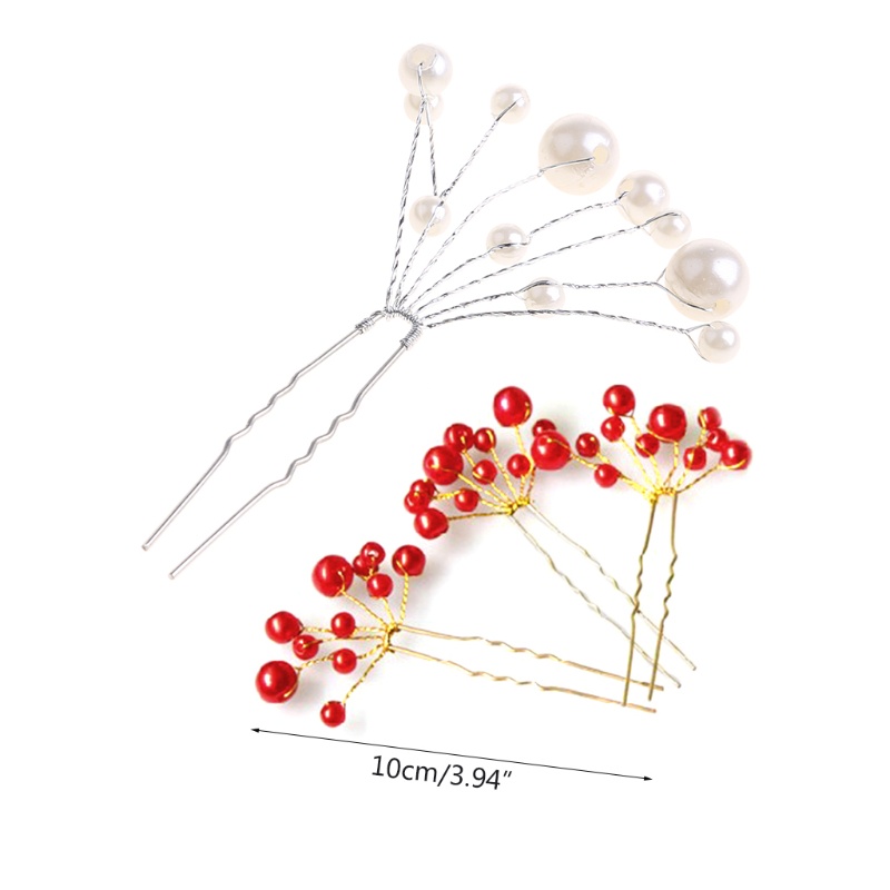Xixi Trâm Cài Tóc Kim Loại Hình Hoa Đính Ngọc Trai Giả Xinh Xắn Cho Nữ