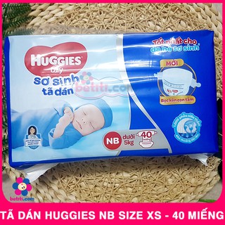 Tã Dán Huggies Newborn XS40 Miếng