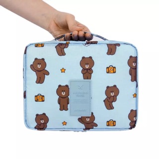 Túi đựng mỹ phẩm Brown
