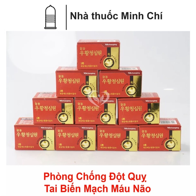 An cung ngưu hoàng hoàn hộp đỏ - Tổ Yến Kwangdong Nội Địa Hàn Quốc
