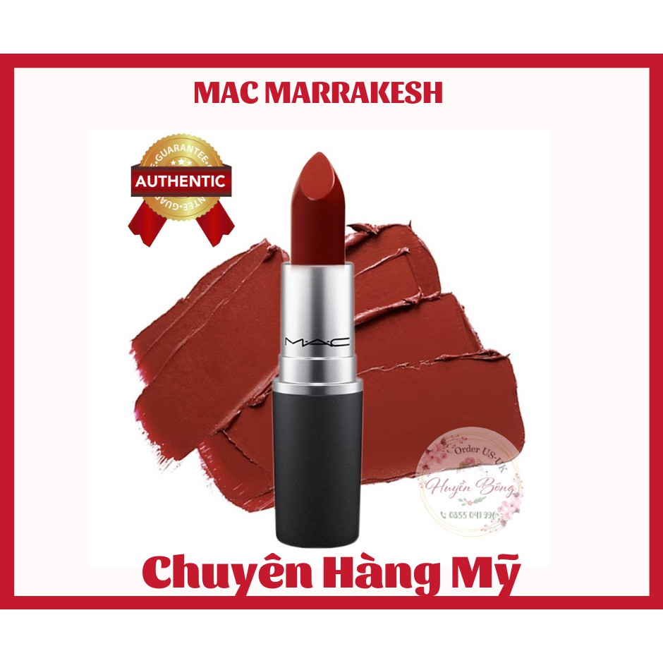 {Sẵn} Son MAC Marrakesh /Devoted to chili/Ruby Woo