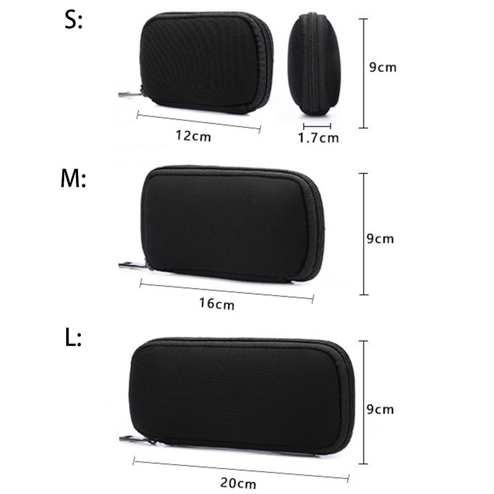 Túi đựng USB chống bụi chống sốc đa năng màu đen