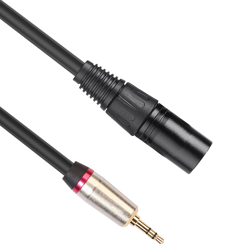 Cáp chuyển đổi nối mic 0.3M Xlr 3Pin đầu cắm sang đầu cắm Trs 3.5Mm chuyên dụng