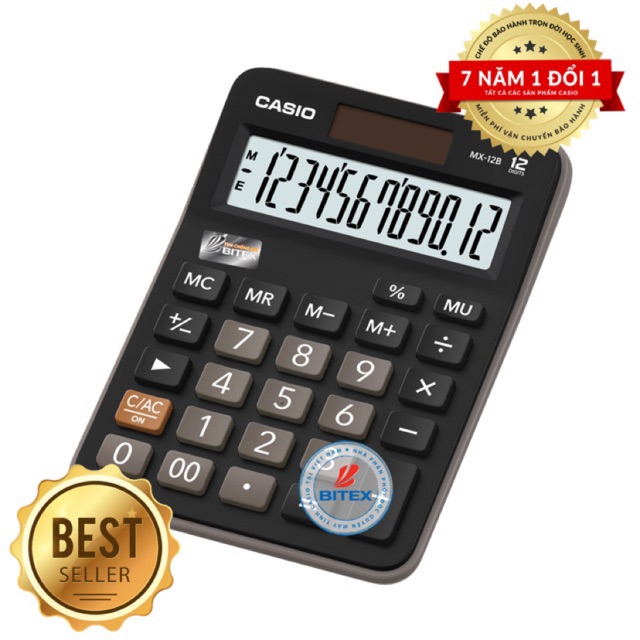 Máy Tính Casio MX12B Chính Hãng