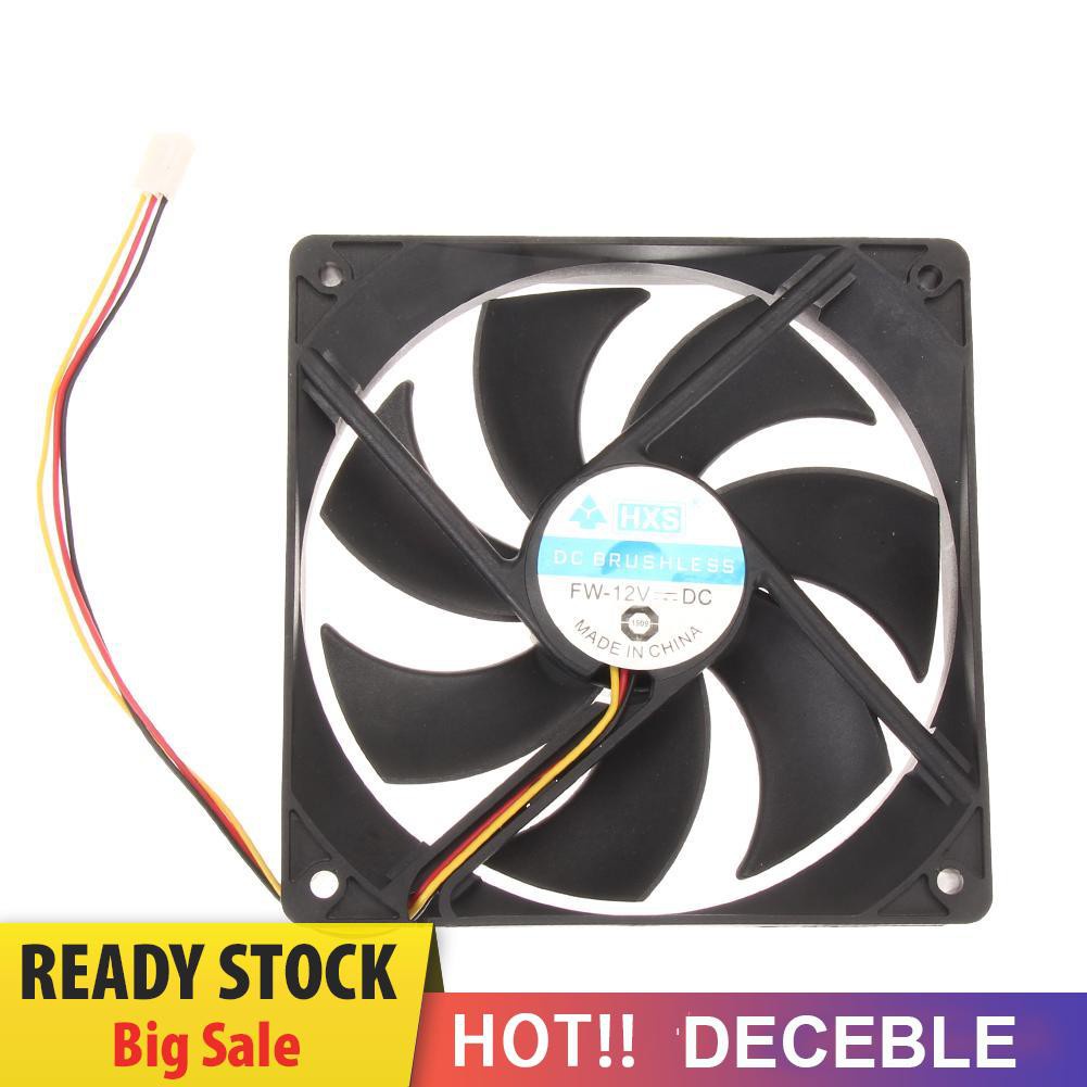 Quạt Tản Nhiệt Dc 120mm 120x25mm 12v 3pin Cho Pc