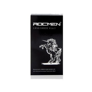 Bao Cao Su Gai Lớn, Kéo Dài Thời Gian, ROCMEN LONG SHOCK 4 IN 1 Brazil (Hộp 10c)