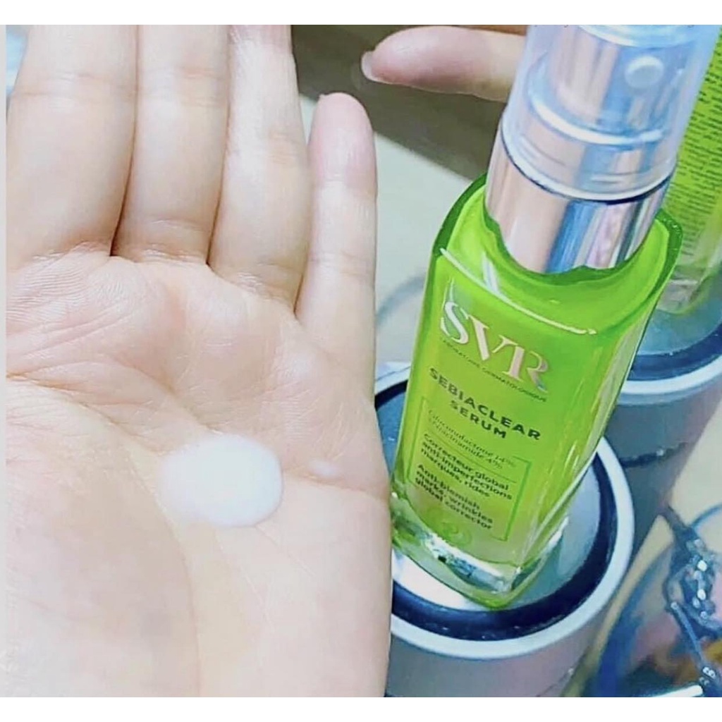 Tinh Chất Giảm Mụn Mờ Thâm SVR Sebiaclear 14% GLUCONOLACTONE + 4% NIACINAMIDE 30ml