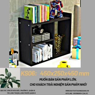 Free ship- kệ sách để bàn - 45x25x45cm