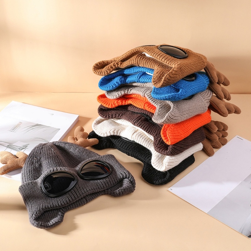 Mũ Phi Công Dệt Kim Hình Sừng Hươu Đáng Yêu Thời Trang Mùa Đông Cho Người Lớn