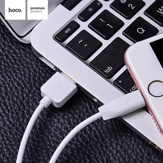 Cáp sạc nhanh flash lightning dành cho iphone 1M - 2M - 3M HOCO X1 (Trắng)