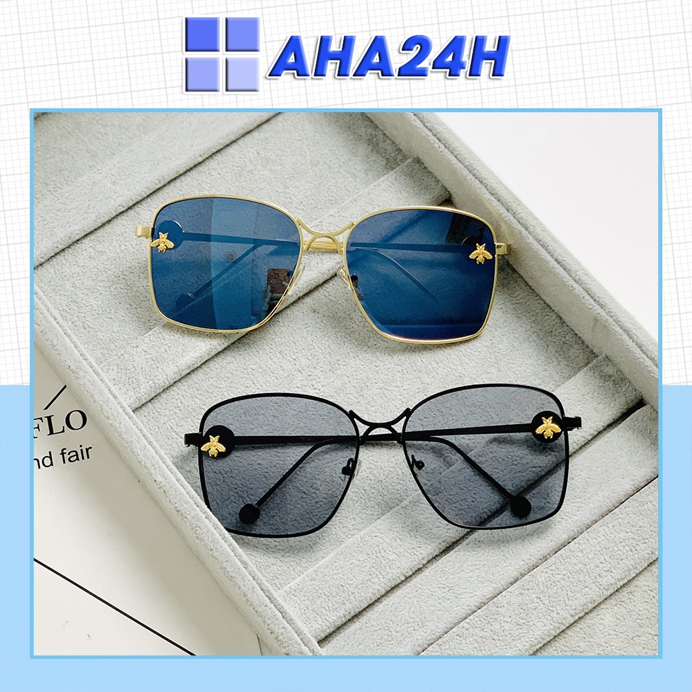 MẮT KÍNH NỮ THỜI TRANG VUÔNG ĐÍNH CON ONG CAO CẤP AH351