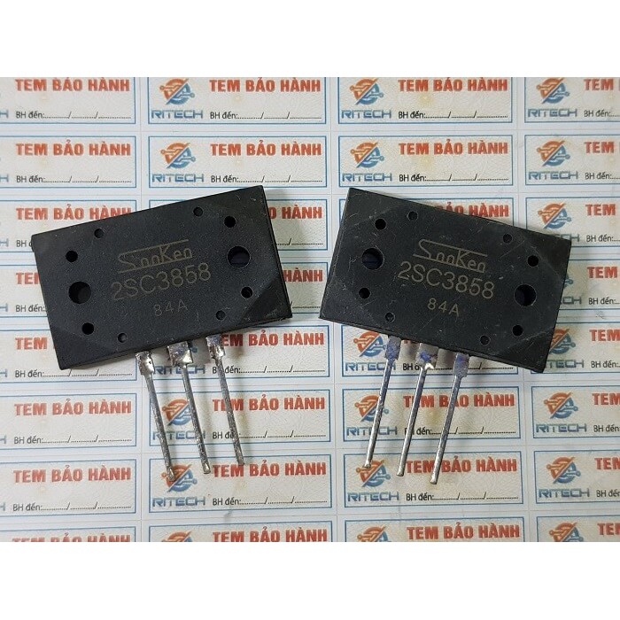 2SA1494(A1494) và 2SC3858(C3858) Cặp Sò Transistor 17A/200V Tháo Máy