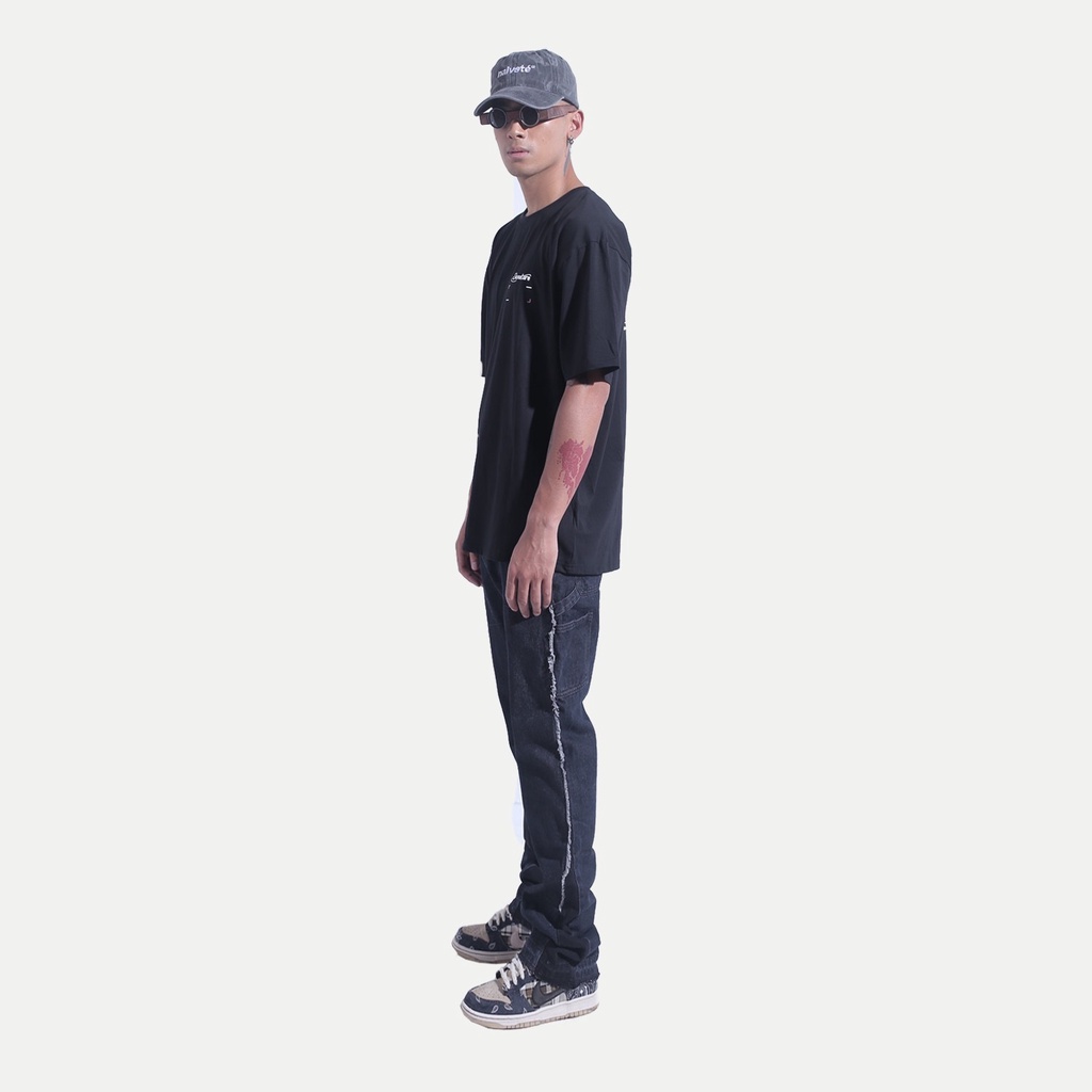 Quần jeans nam nữ Flare Jean NAIVETE ống đứng