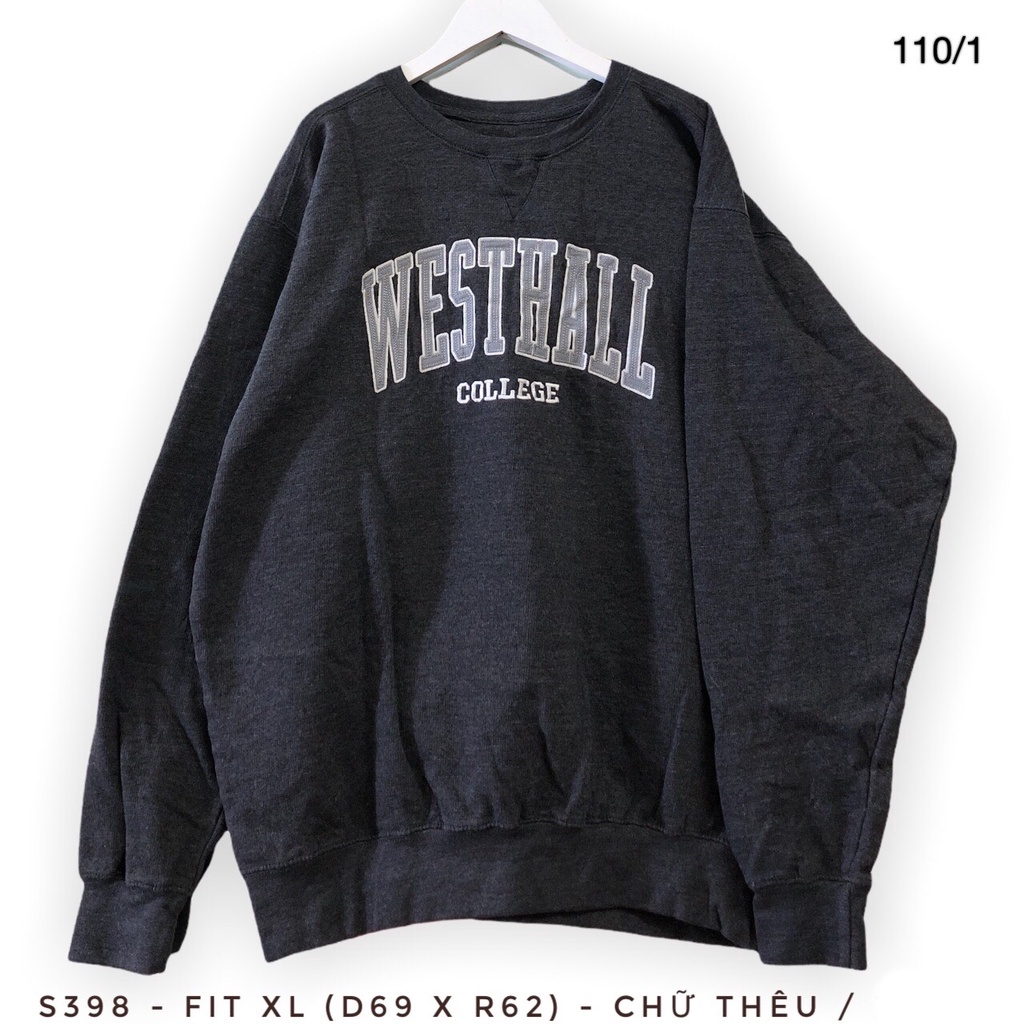 Áo Sweater nữ, nam 2hand, chất dày, size XL/XXL - 1911-2