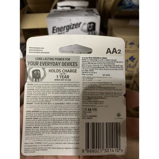 PIN SAC ENERGIZER AA 2000MAH NH15 PP RP2