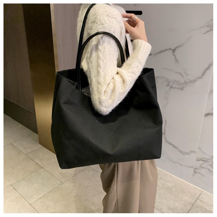 Ins Canvas Bag Female Students Korean Version Of The Large Capacity Bag Women's Shoulder Bag Handbag 2021 Mommy Bag Shop