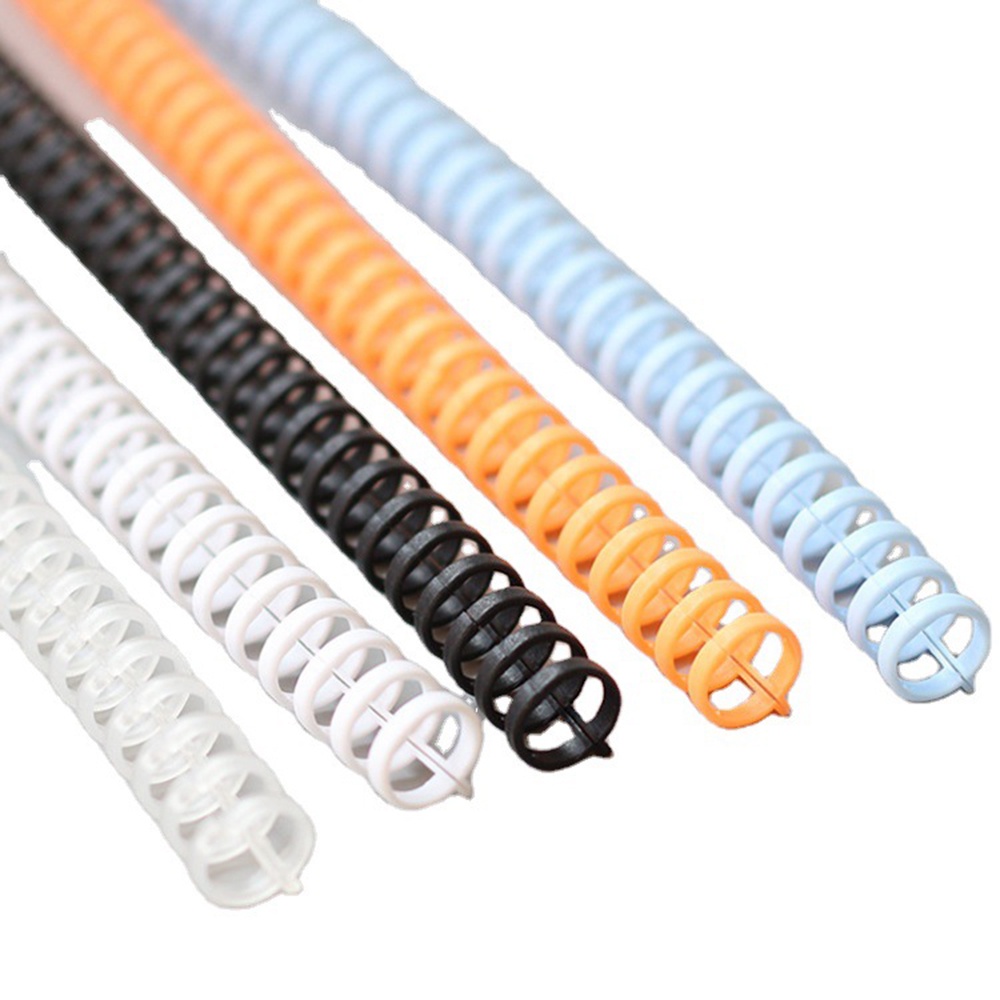 Bộ 10 vòng nhựa chia 6 màu 30 lỗ dùng trang trí sổ tay DIY ELEGANT81