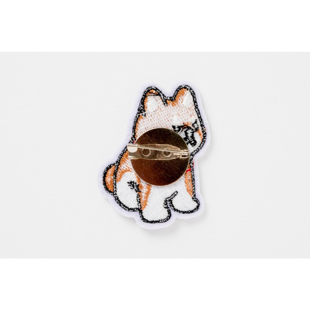 Ghim Cài Áo ARTBOX Hàn Quốc Hình Chú Cún Shiba Đang Ngồi Ngộ Nghĩnh Đáng Yêu