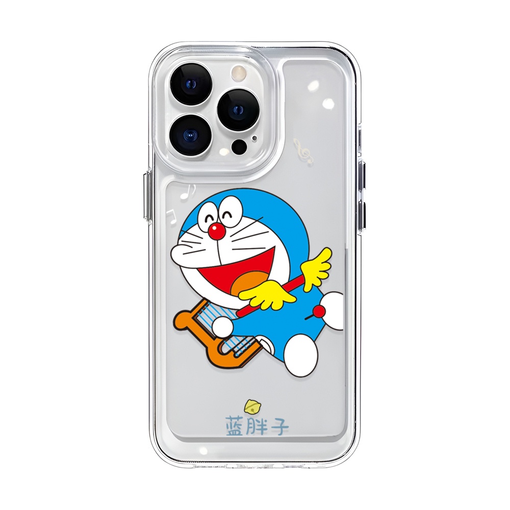 Ốp Điện Thoại Trong Suốt In Hình Doraemon Dễ Thương Cho iphone 14 Pro Max 14 Plus 13 11 12 7Plus X XR XS Max 8 7