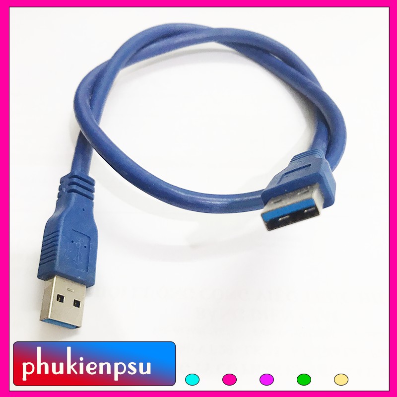 Đây! Dây usb 2 đầu đực dài 60cm USB 3.0 .