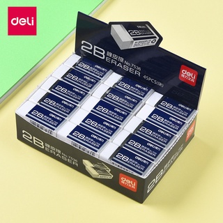 Gôm 2b tẩy bút chì deli màu trắng eraser 7536 - chanchan storeart
