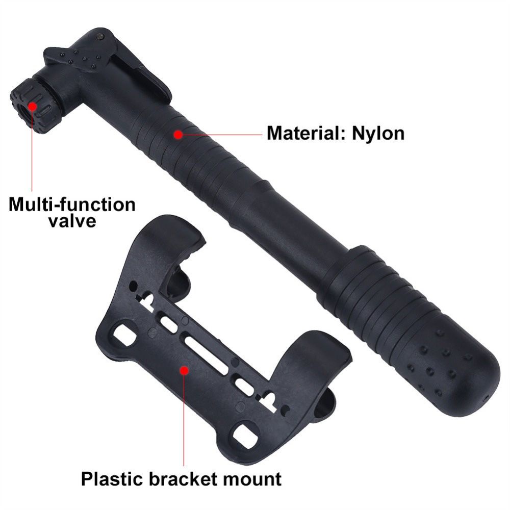 Ống Bơm Xe Đạp Mini 120 Psi Bằng Nylon Áp Suất Cao Nhiều Màu Sắc