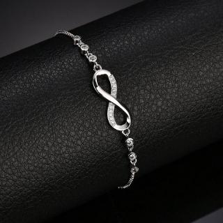 Lovely Stone Plated Silver Bracelet