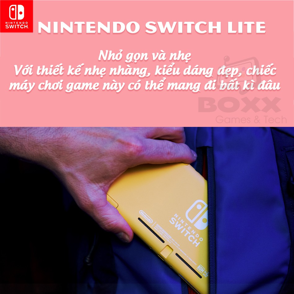 Máy Nintendo Switch Lite Màu Yellow, bảo hành 12 tháng kèm quà tặng