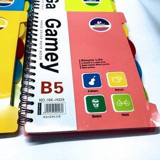 SỔ TAY GHI CHÚ B5 LÒ XO - NOTE BOOK 5 tab