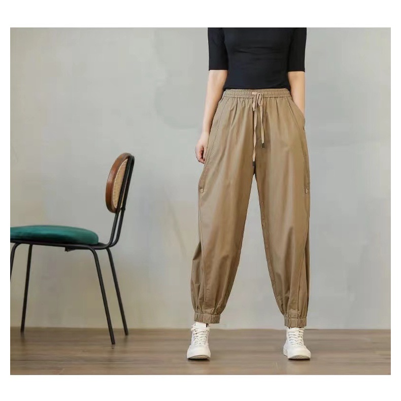Quần kaki nữ kiểu màu nâu,đen đủ size 90kg Thaco mã KKD01