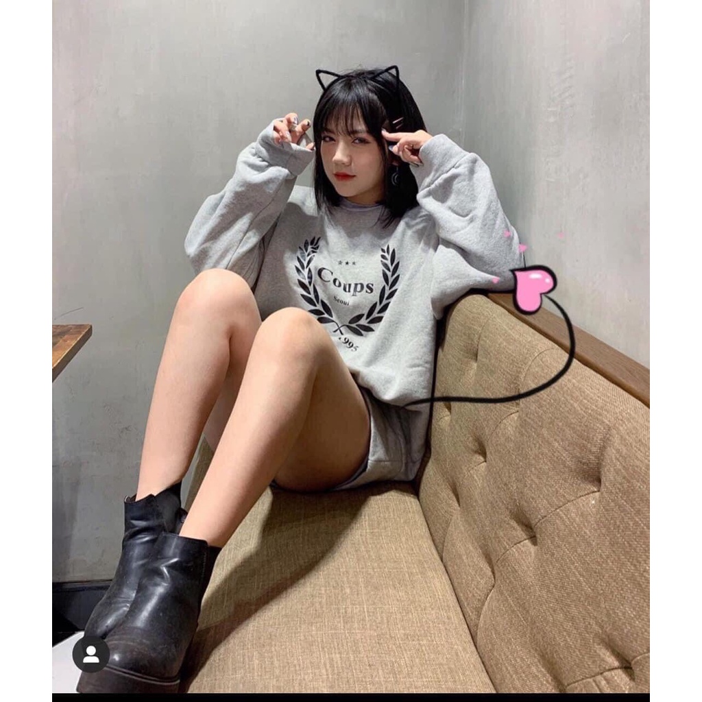 Áo Nỉ sweater hình lá 1995 ONE UNISEX Nam Nữ [FREESHIP] 🌸áo nỉ dài tay bồng,thun hoodie form rộng cá tính Ulzzang🌸 | BigBuy360 - bigbuy360.vn