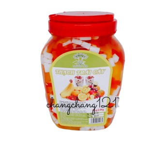 Thạch trái cây trung lâm hủ 1kg & 2kg5 & 2kg8