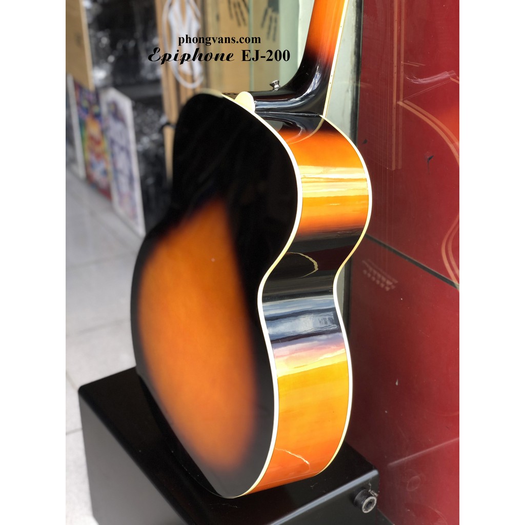 Đàn guitar acoustic Epiphone EJ-200 [Tặng full phụ kiện]