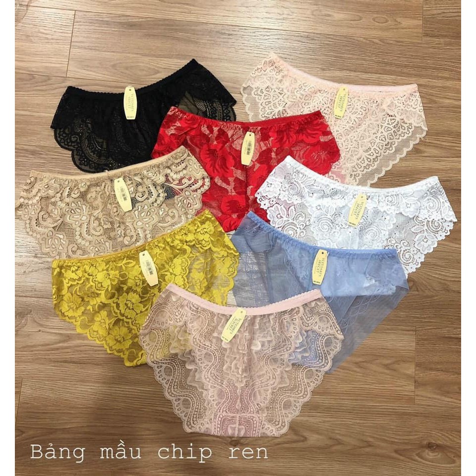 Combo sỉ 5-10 quần chíp ren nữ sexy hàng loại đẹp