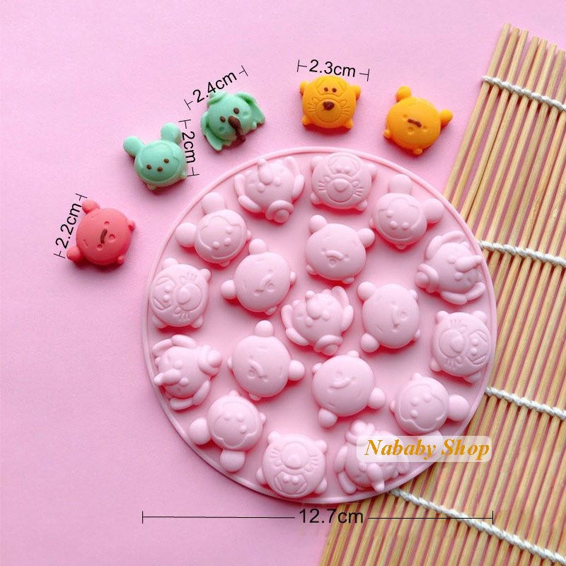 Khuôn kẹo chip tròn silicon