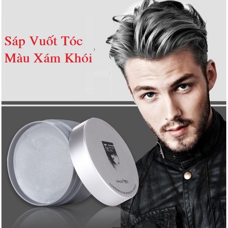 (Hàng mới về) Sáp vuốt tóc xám khói tạm thời, sáp vuốt tóc tạo kiểu