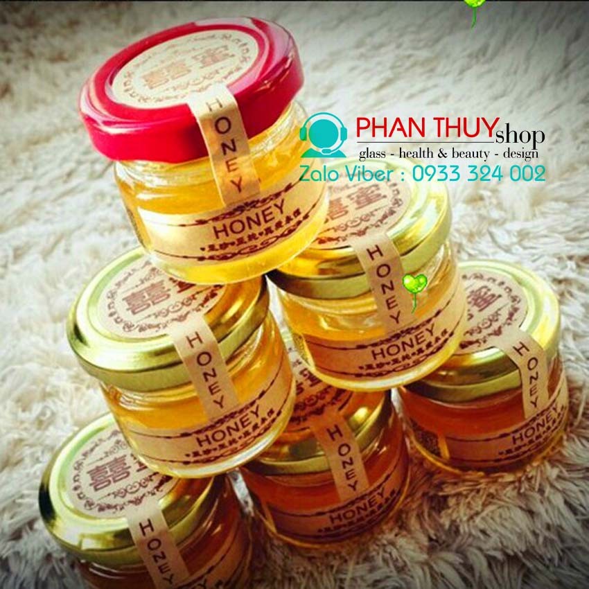 Combo 10 Hũ Thủy tinh 30ml nắp Thiết