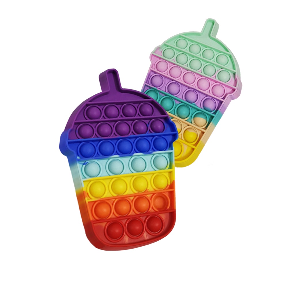 Đồ Chơi Bóp Tay Giảm Stress Hình Cây Kem Bằng Silicone